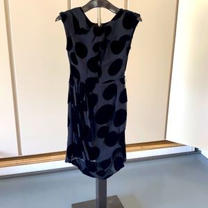 Eva Franco velvet polka dot dress
